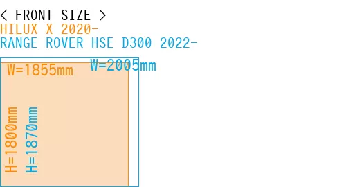#HILUX X 2020- + RANGE ROVER HSE D300 2022-